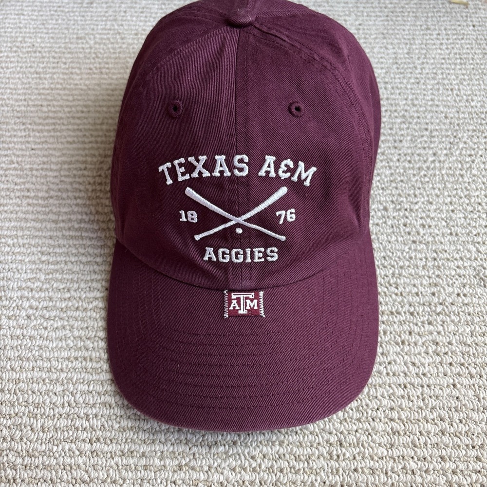 Texas A&M Aggies Baseball 1876 47' college Strapback Baseball Hat Cap Adjustable